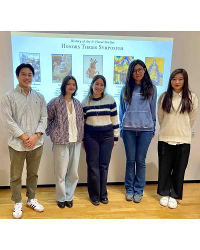 History of Art Students at the Honors Symposium 